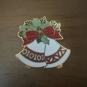 Vintage A.G.C Christmas Bells Brooch